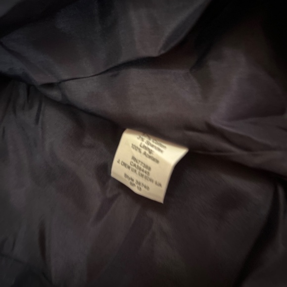 🌿SALE🌿 J. CREW Factory Suiting Babydoll  Sleeveless Navy Blue Dress Sz 6 - Picture 5 of 8